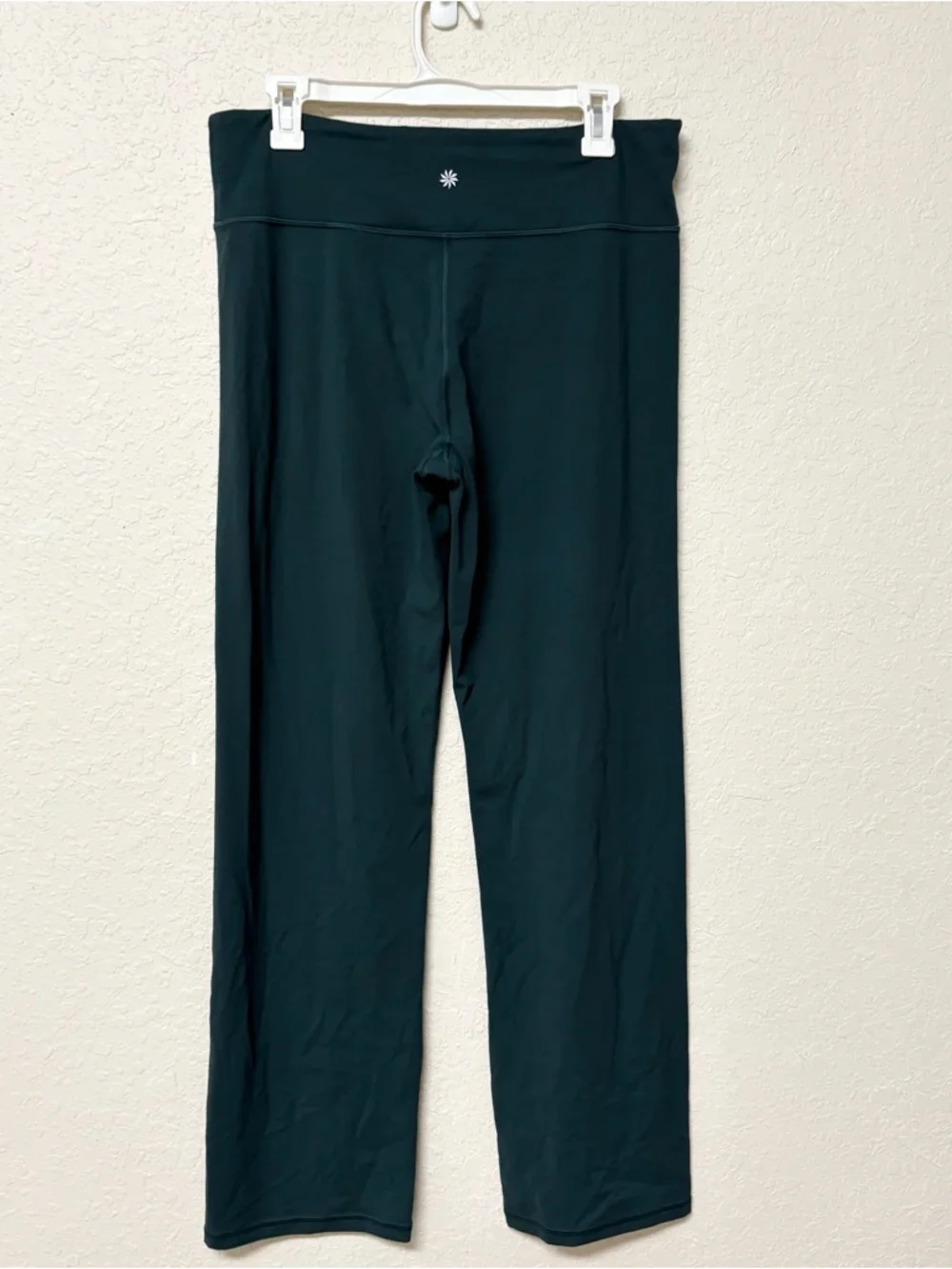 Athleta High Rise Elation Straight Leg Pant 2.0 Pine Green Stretch Size XL - Picture 2 of 6